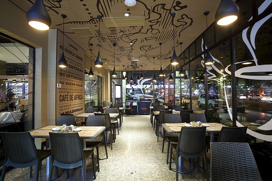 Hotel Regal Pacific Сантьяго Экстерьер фото Interior of a typical café